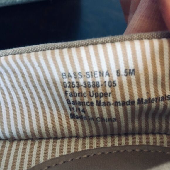 GH Bass & Co Canvas Braided Wedge Espadrilles Shoes 6.5 - Picture 9 of 9